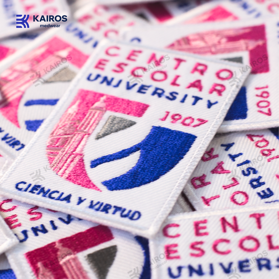 KAIROS Centro Escolar University Patch 1907 CEU Uniform Logo Patches Embroidery