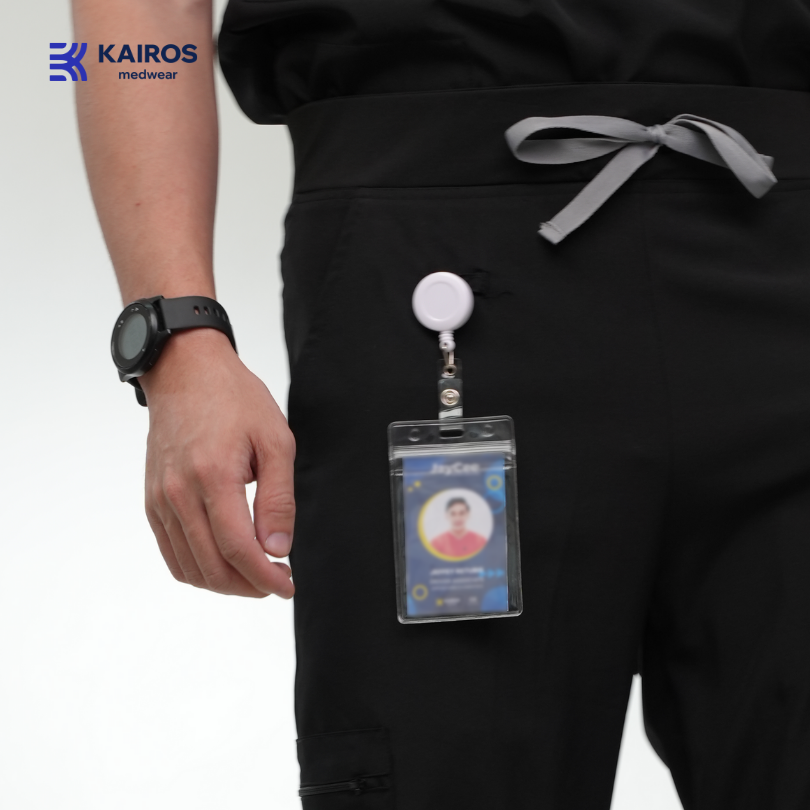 KAIROS Retractable ID Holder Clip and Case Medwear Accessories
