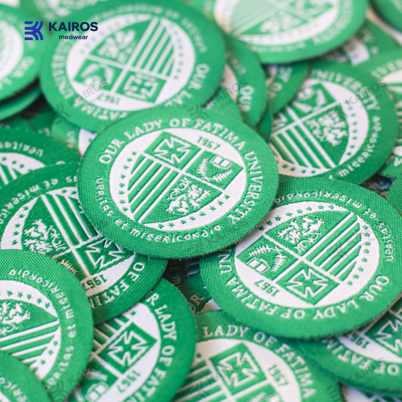 KAIROS Our Lady of Fatima University Logo PATCH ONLY | OLFU Uniform Patches Woven Knitted