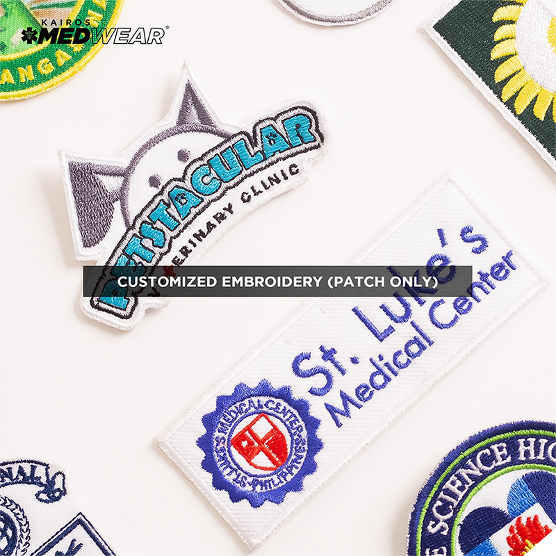 KAIROS Customized Embroidery PATCH | PIPING ONLY Add-On Sewing Accessory Type Patch