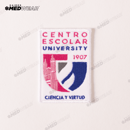 KAIROS Centro Escolar University Patch 1907 CEU Uniform Logo Patches Embroidery