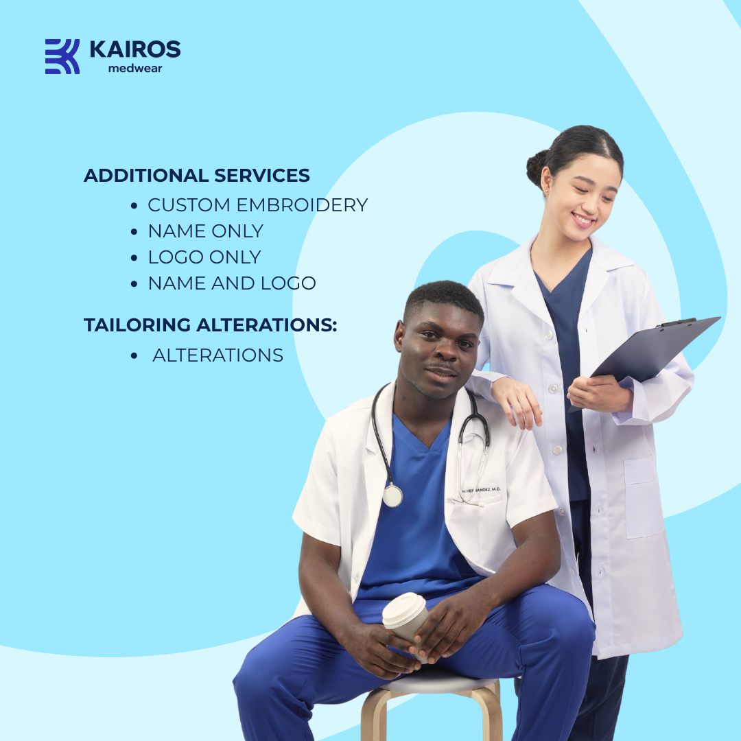 Male Scrubs Top | V-Neck | Kairos PureComfort