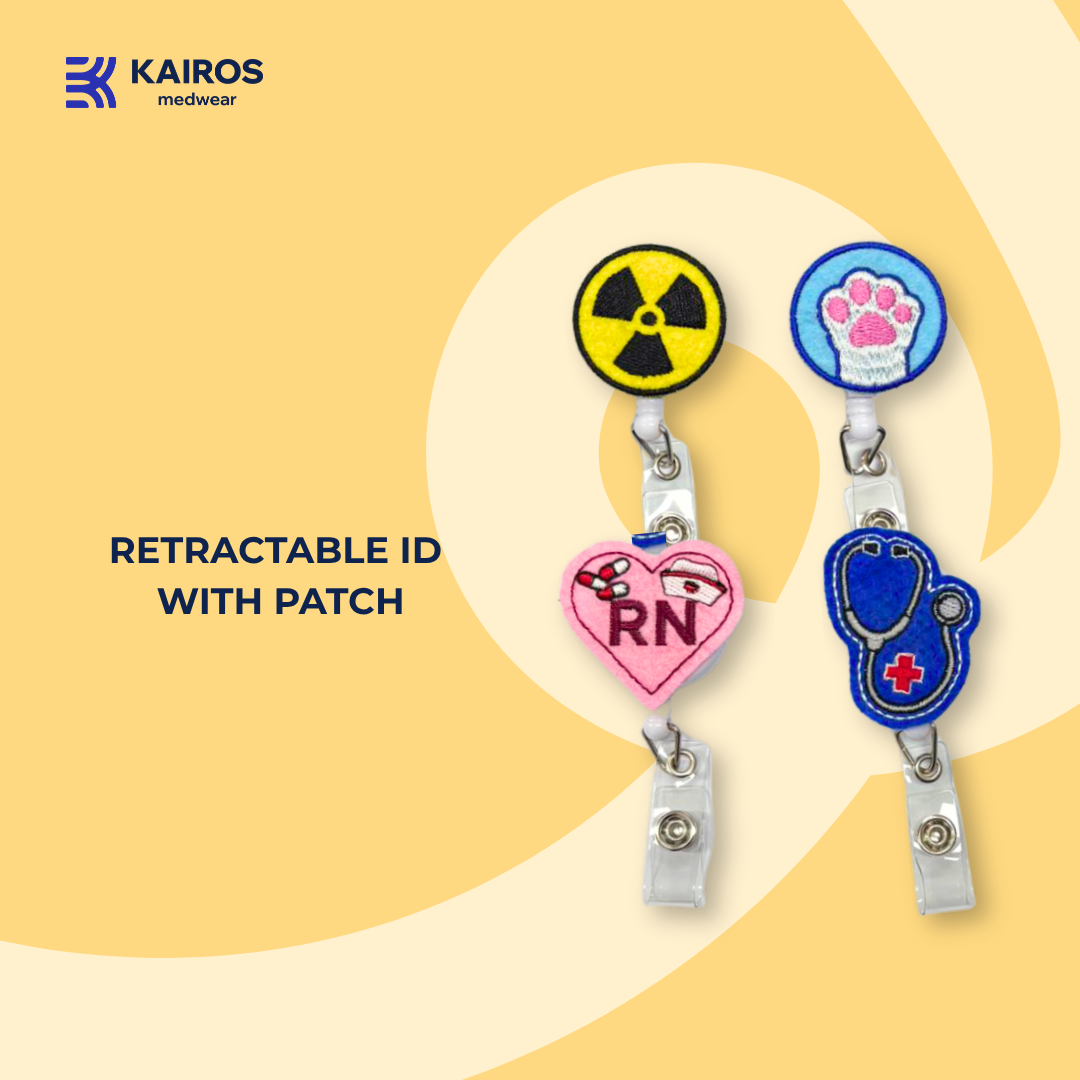 Retractable ID Badge Holder | Kairos Medwear Accessories