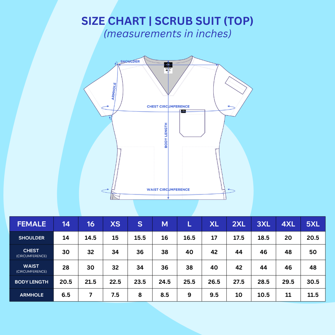 Female Scrubs Top | V-Neck | Kairos PureComfort