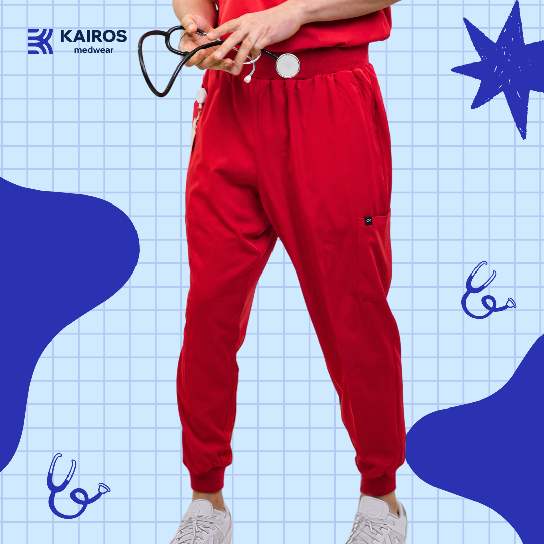 [MALE BOTTOMS ONLY] KAIROS SCRUB SUITS BOTTOM FOR MALE | PureComfort Fabric Technology
