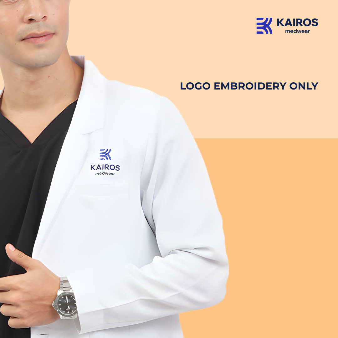 KAIROS MEDWEAR EMBROIDERY ONLY ADD ON for Scrubs and Coats Sewing Accessory Type Patch (NO GARMENT)