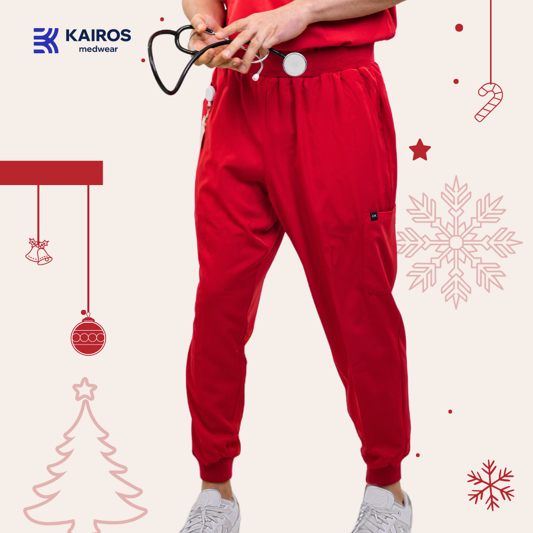 [MALE BOTTOMS ONLY] KAIROS SCRUB SUITS BOTTOM FOR MALE | PureComfort Fabric Technology