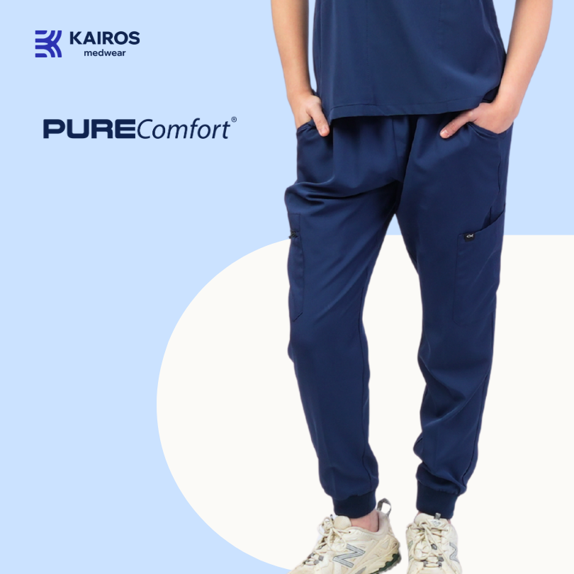 [FEMALE BOTTOMS ONLY] KAIROS SCRUB SUIT JOGGER BOTTOM FOR FEMALE | PureComfort Fabric Technology