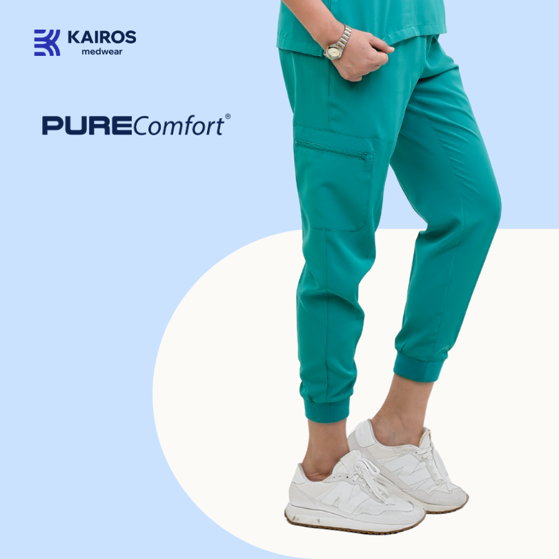 [FEMALE BOTTOMS ONLY] KAIROS SCRUB SUIT JOGGER BOTTOM FOR FEMALE | PureComfort Fabric Technology