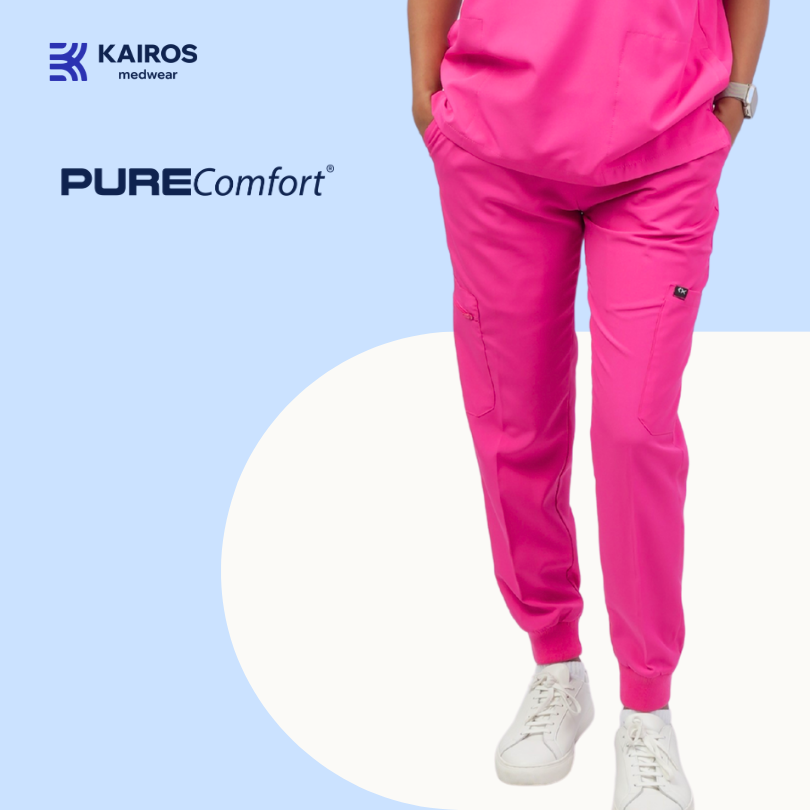 [FEMALE BOTTOMS ONLY] KAIROS SCRUB SUIT JOGGER BOTTOM FOR FEMALE | PureComfort Fabric Technology