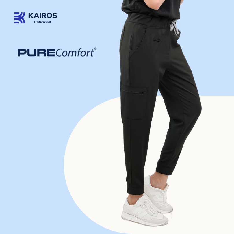 [FEMALE BOTTOMS ONLY] KAIROS SCRUB SUIT JOGGER BOTTOM FOR FEMALE | PureComfort Fabric Technology
