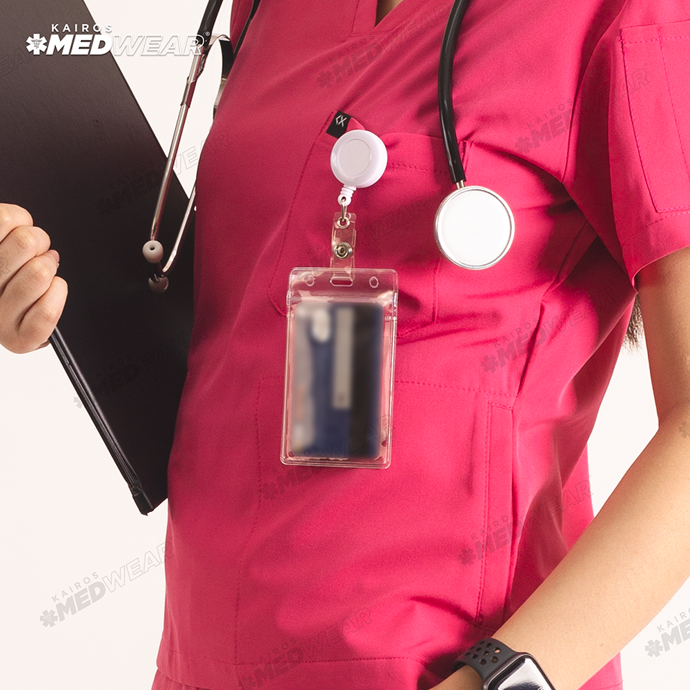 KAIROS Retractable ID Holder Clip and Case Medwear Accessories