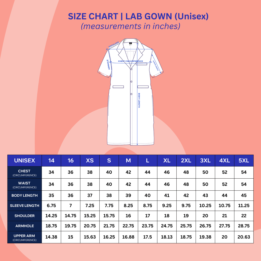 Katrina Laboratory Gown | Short Sleeves | Kairos Medwear