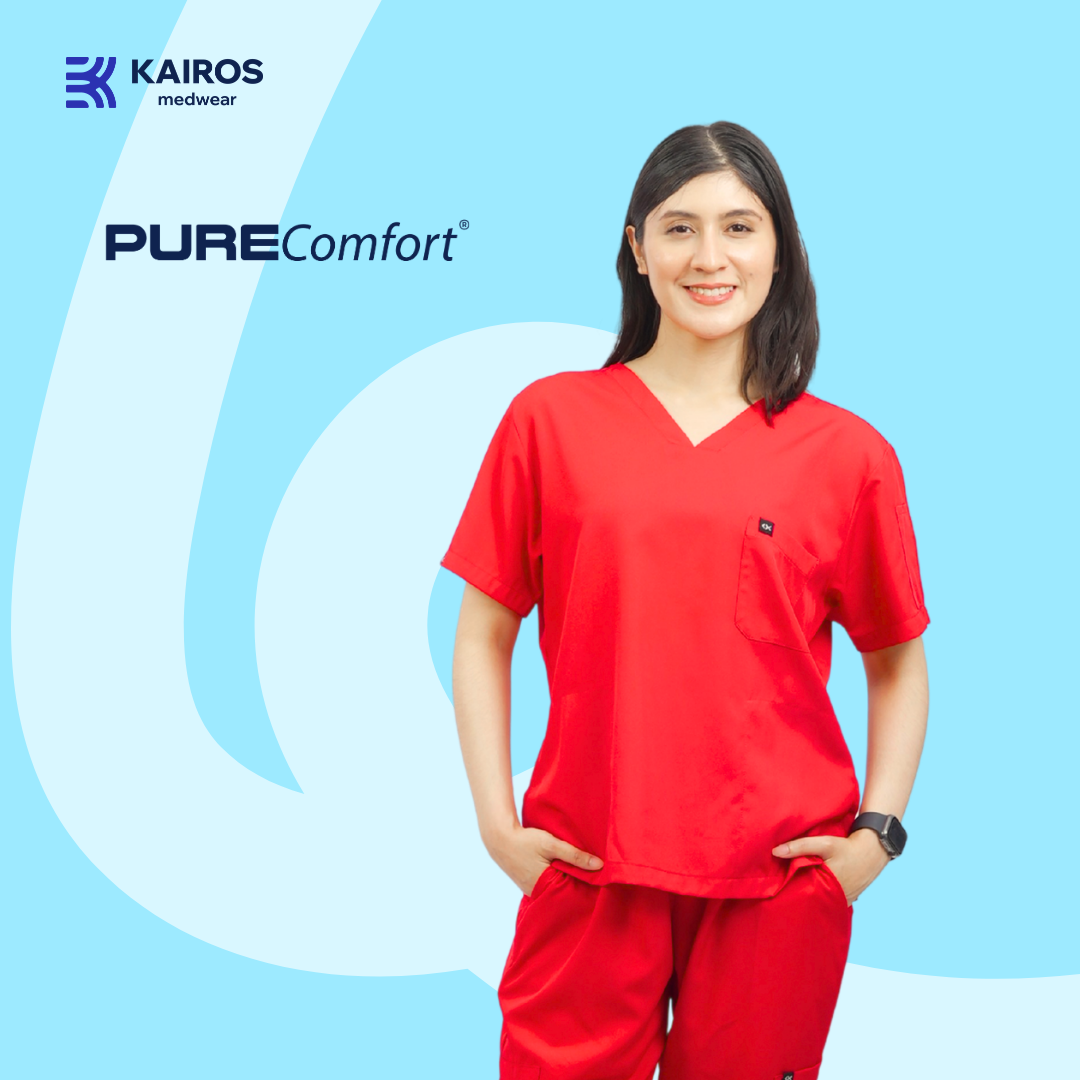 Female Scrubs Top | V-Neck | Kairos PureComfort