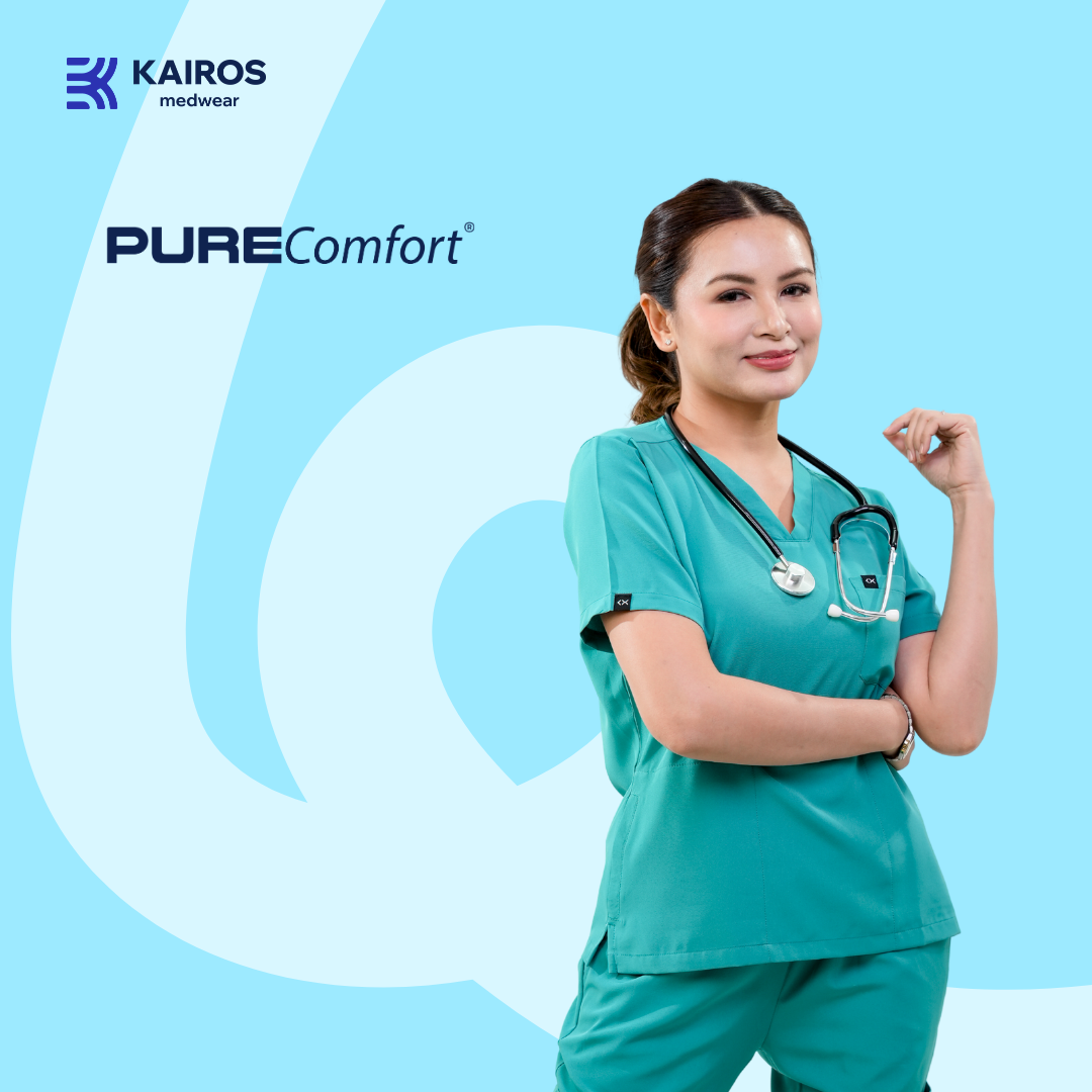 Female Scrubs Top | V-Neck | Kairos PureComfort