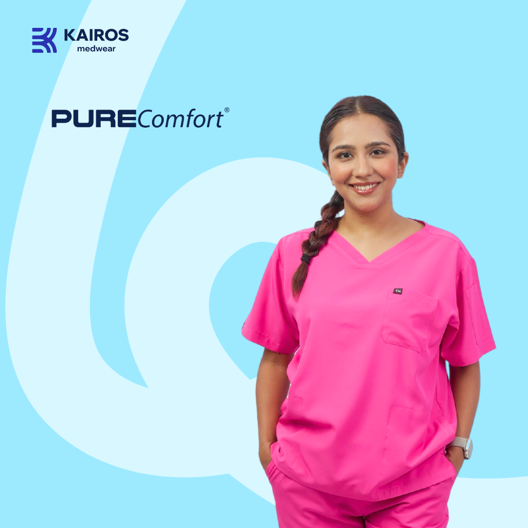Female Scrubs Top | V-Neck | Kairos PureComfort