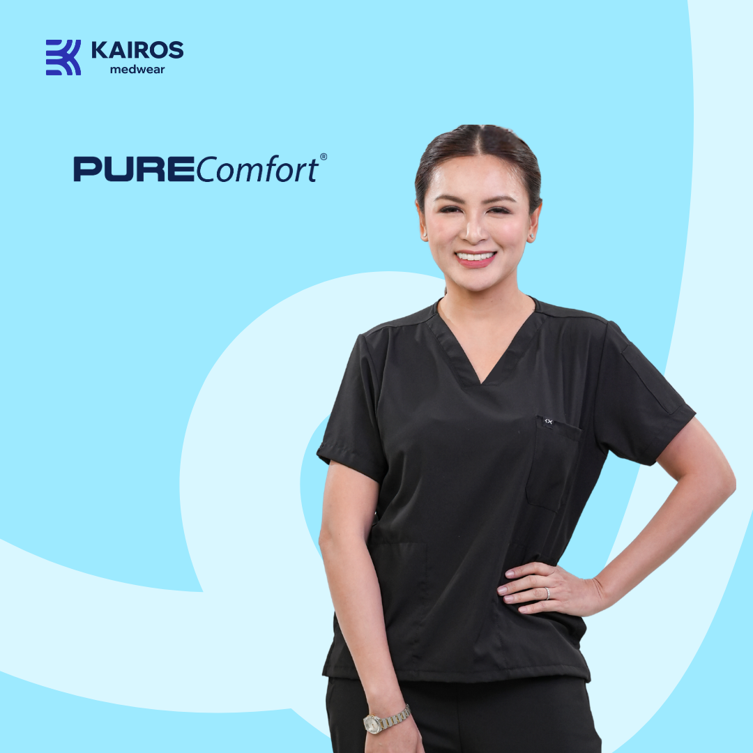 Female Scrubs Top | V-Neck | Kairos PureComfort