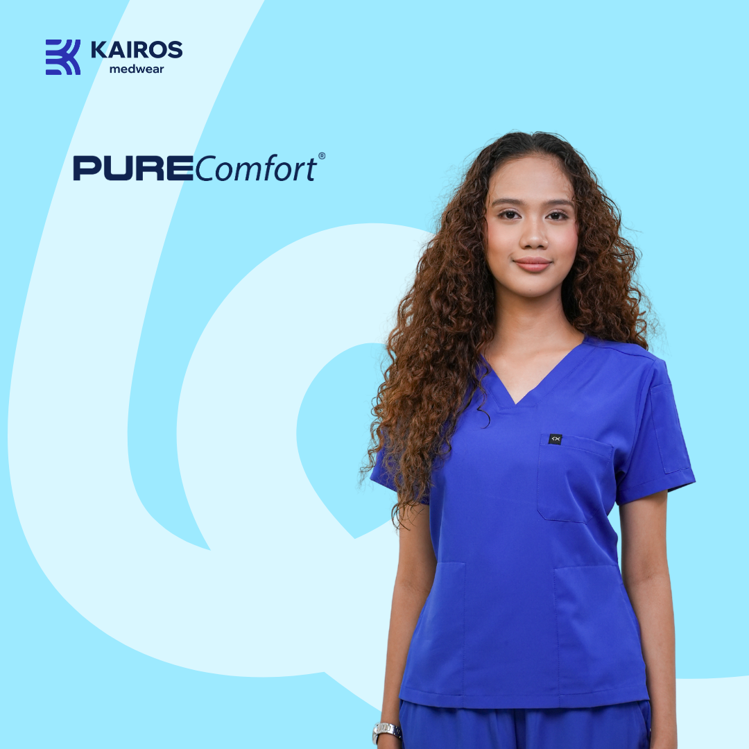 Female Scrubs Top | V-Neck | Kairos PureComfort