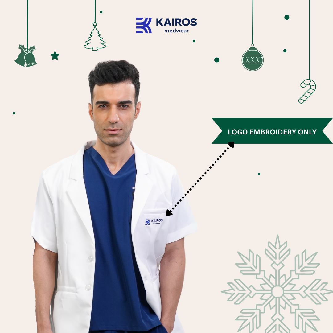 KAIROS MEDWEAR EMBROIDERY ONLY ADD ON for Scrubs and Coats Sewing Accessory Type Patch (NO GARMENT)