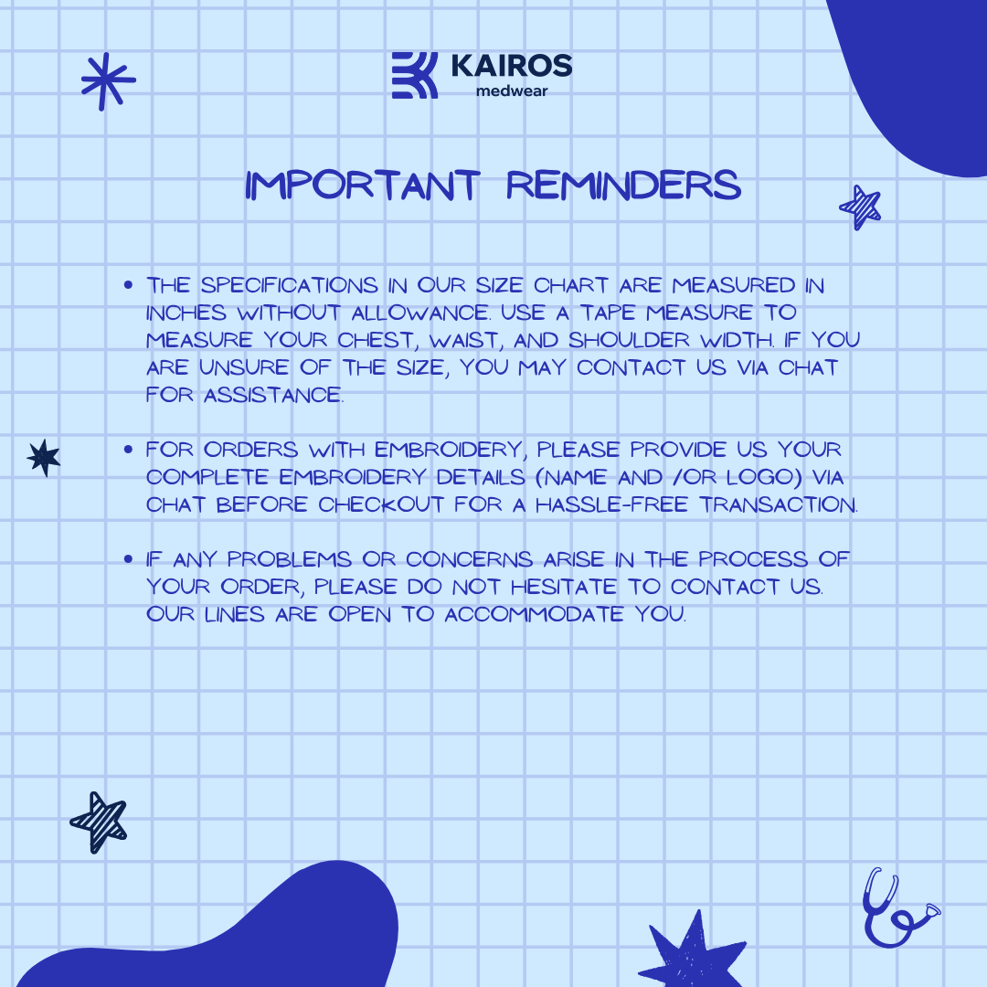 [MALE BOTTOMS ONLY] KAIROS SCRUB SUITS BOTTOM FOR MALE | PureComfort Fabric Technology