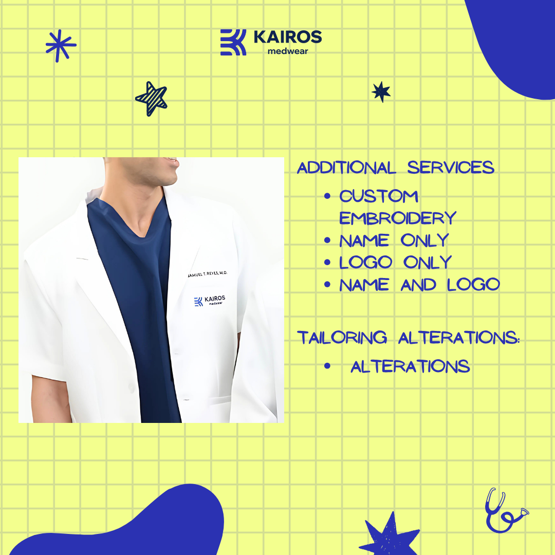 [FEMALE TOPS ONLY, NO EMBRO] KAIROS SCRUB SUITS TOP FOR FEMALE | PureComfort Fabric Technology