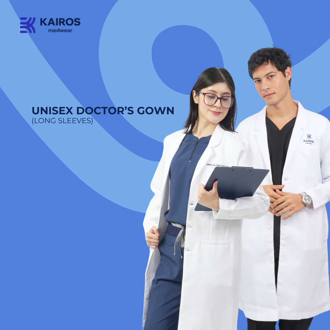 Gabardine Doctor’s Gown | Short Sleeves | Kairos Medwear
