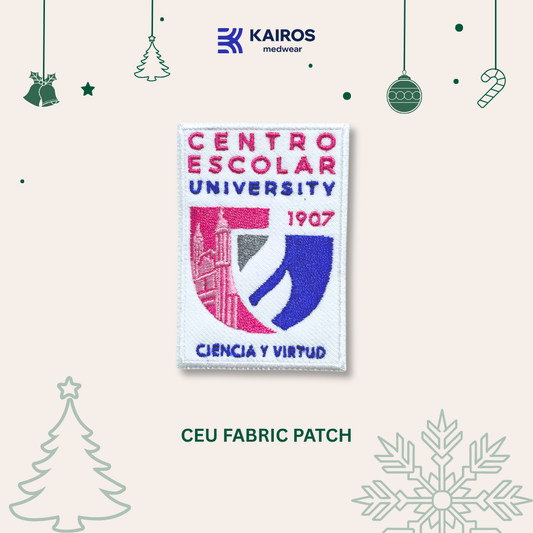 KAIROS Centro Escolar University Patch 1907 CEU Uniform Logo Patches Embroidery