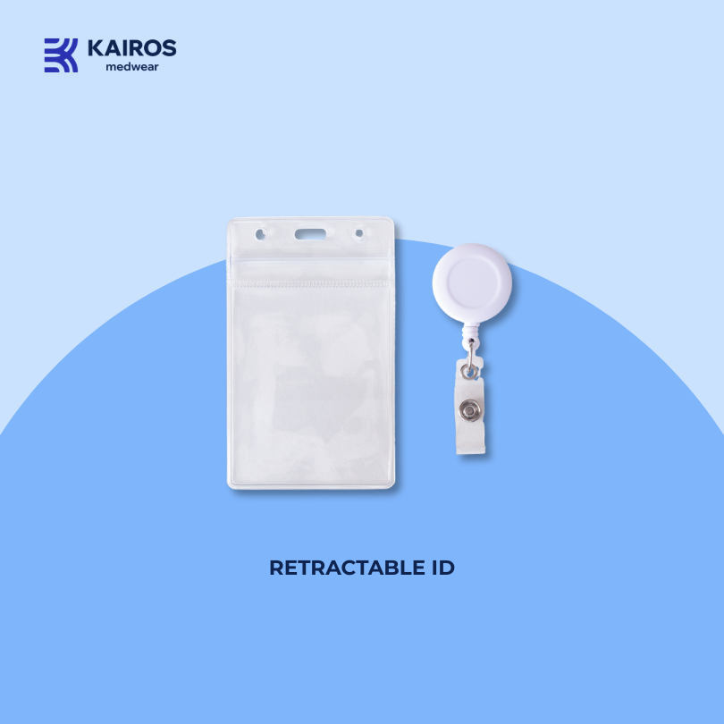 KAIROS Retractable ID Holder Clip and Case Medwear Accessories