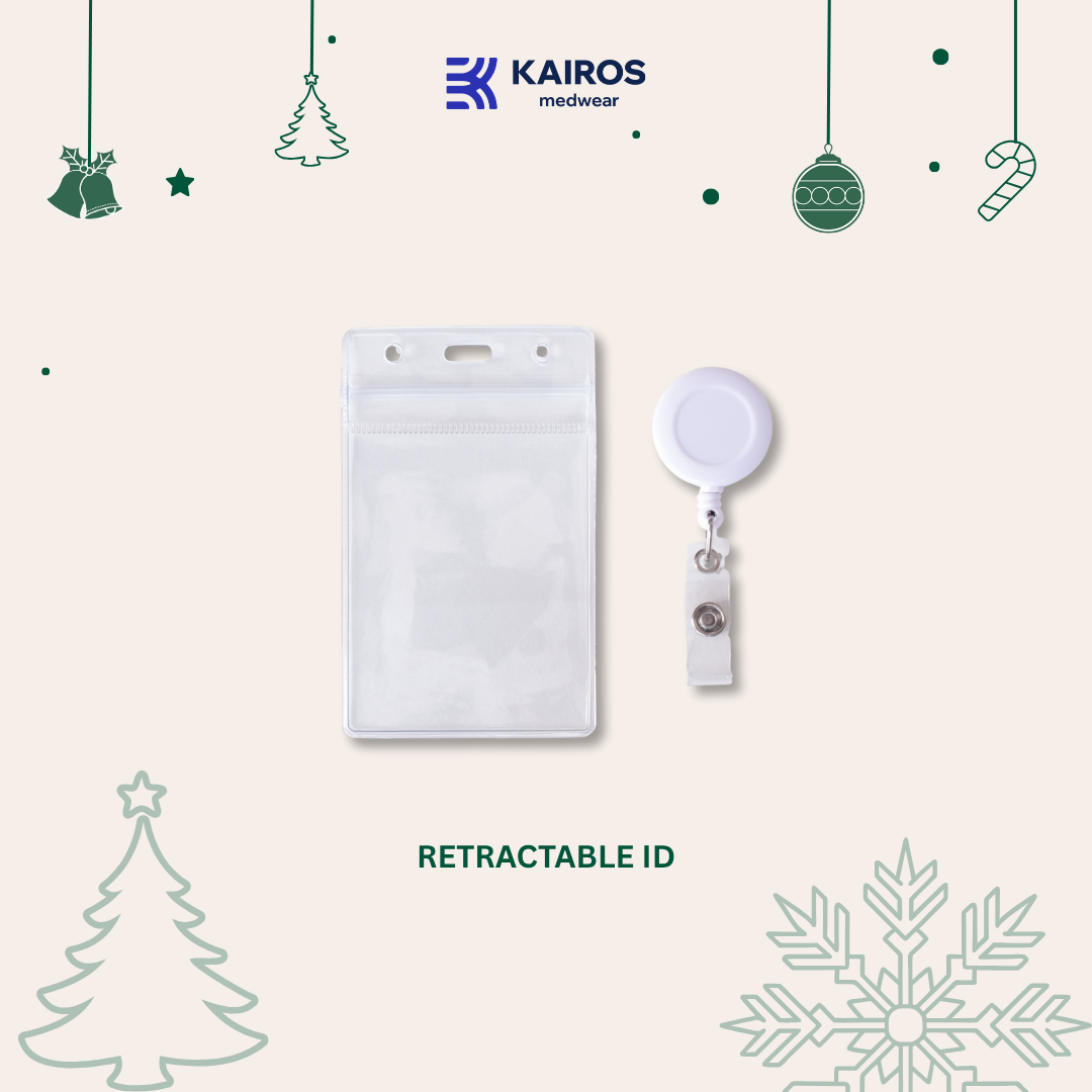 KAIROS Retractable ID Holder Clip and Case Medwear Accessories