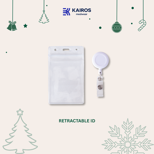 KAIROS Retractable ID Holder Clip and Case Medwear Accessories