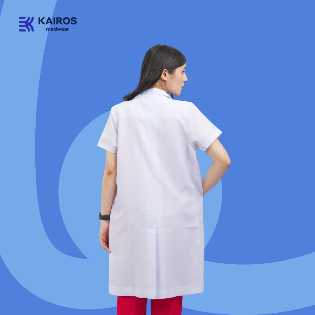Katrina Laboratory Gown | Short Sleeves | Kairos Medwear