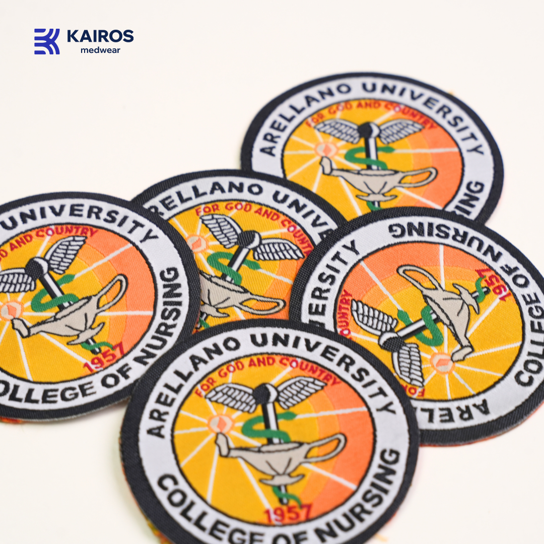 KAIROS Arellano University College of Nursing Logo PATCH ONLY | AUCN Uniform Patches Woven Knitted