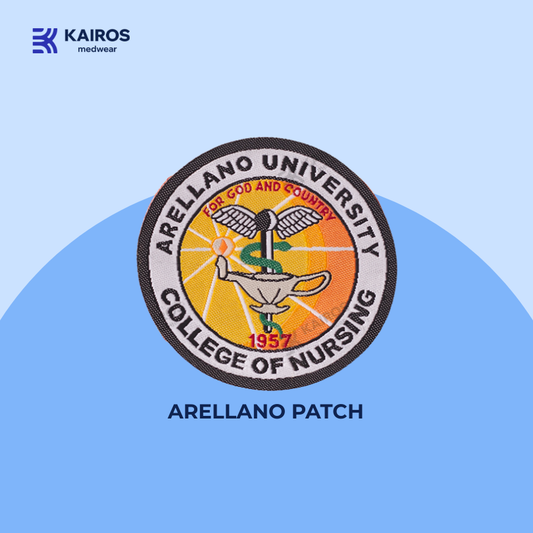 KAIROS Arellano University College of Nursing Logo PATCH ONLY | AUCN Uniform Patches Woven Knitted