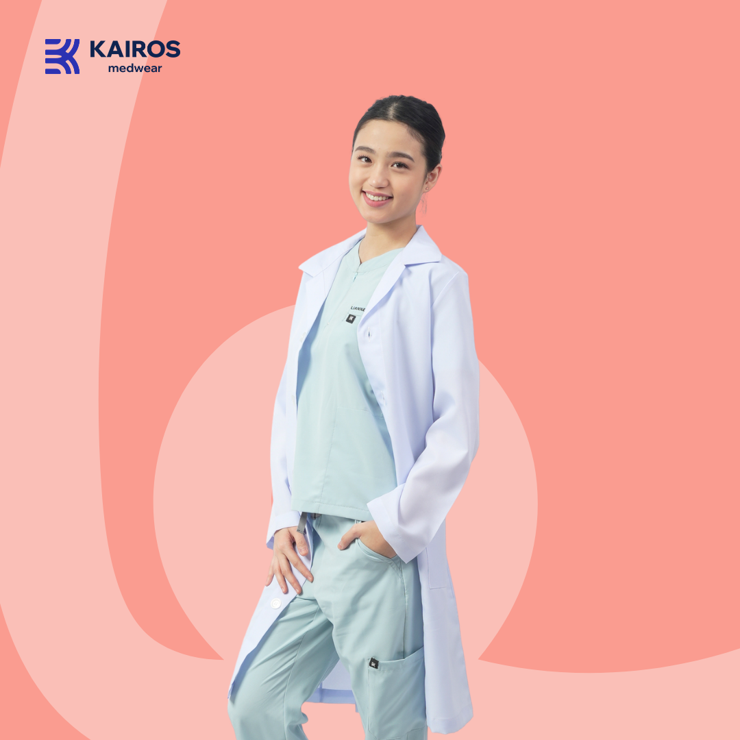 Buttoned Laboratory Gown | Doctor’s Lab Coat | Kairos Medwear