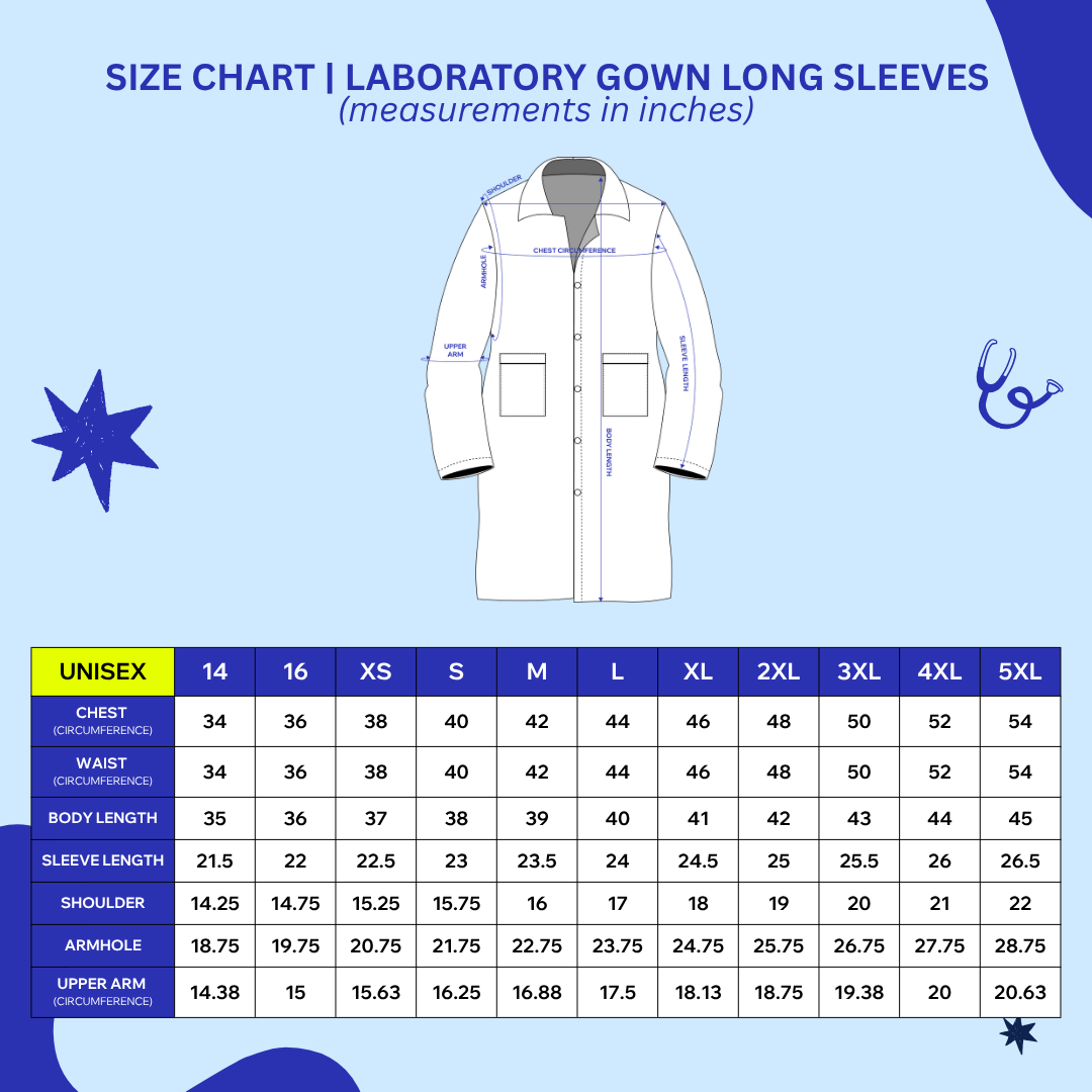 [NO EMBROIDERY] KAIROS Buttoned up Laboratory Doctor's Gown With/No BACKTACK Katrina White Fabric