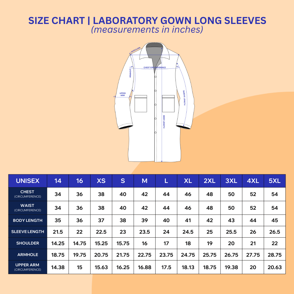 [NO EMBROIDERY] KAIROS Buttoned up Laboratory Doctor's Gown With/No BACKTACK Katrina White Fabric