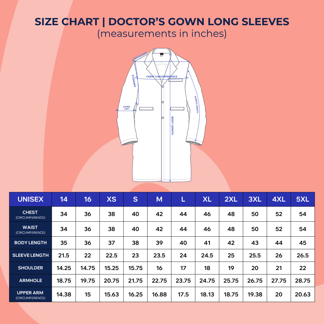 Gabardine Doctor’s Gown | Short Sleeves | Kairos Medwear