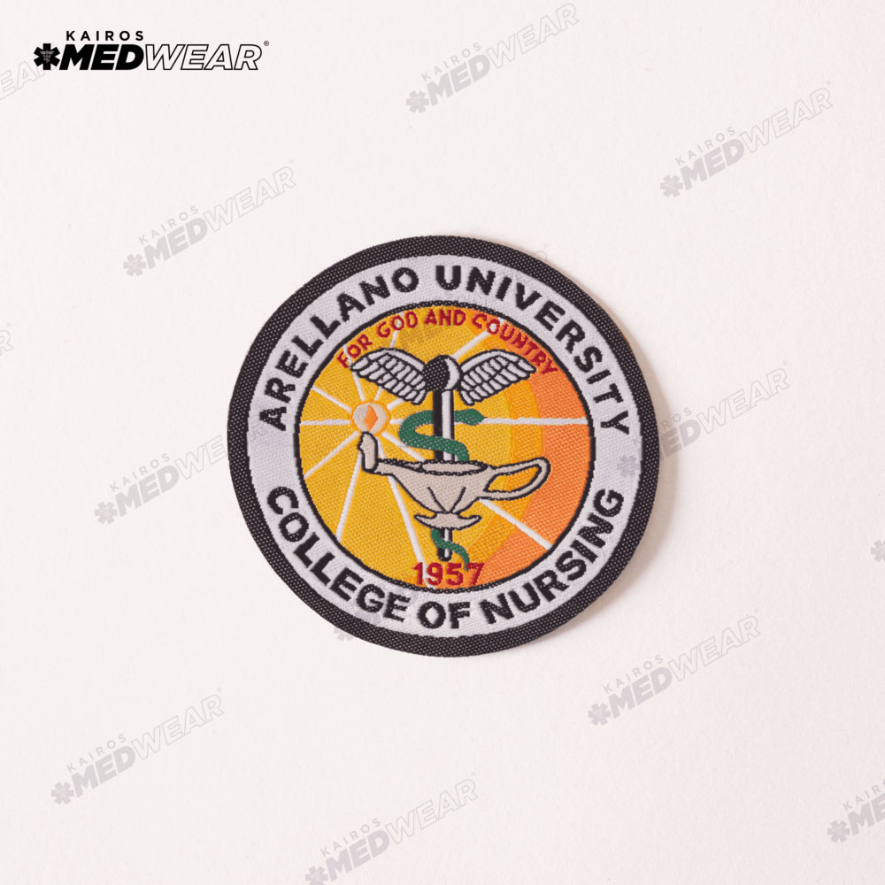 KAIROS Arellano University College of Nursing Logo PATCH ONLY | AUCN Uniform Patches Woven Knitted