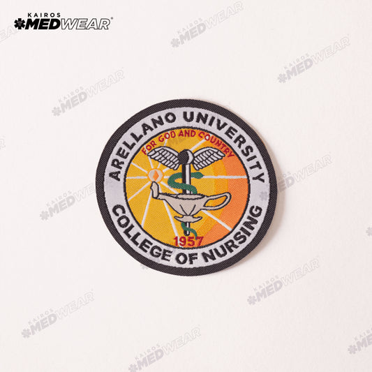 KAIROS Arellano University College of Nursing Logo PATCH ONLY | AUCN Uniform Patches Woven Knitted