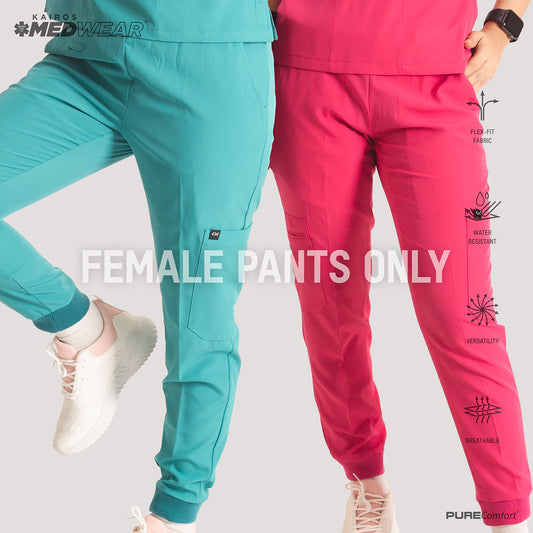[FEMALE BOTTOMS ONLY] KAIROS SCRUB SUITS BOTTOM FOR FEMALE | PureComfort Fabric Technology