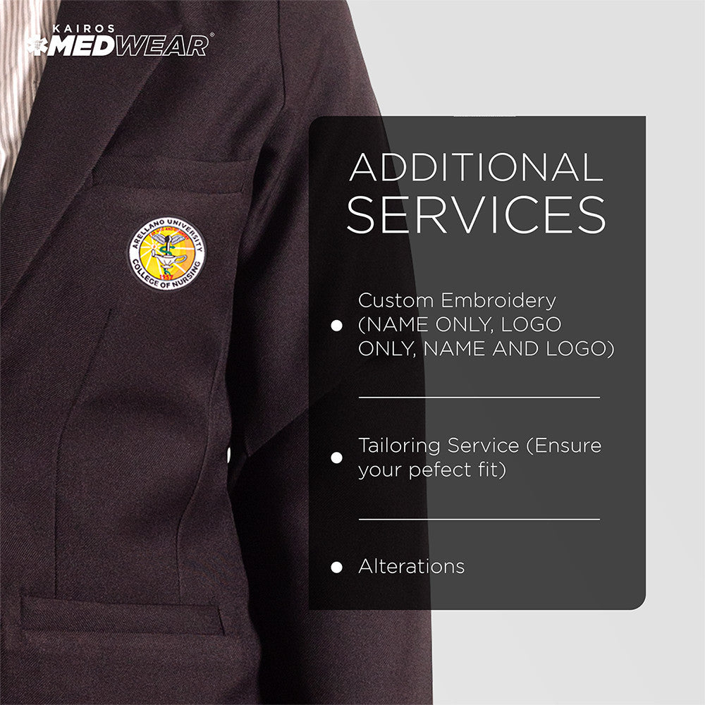[NO EMBROIDERY] KAIROS PPE Gown Medical Professionals Doctor’s White Coat Water Repellant