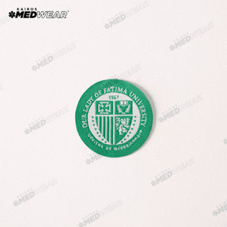 KAIROS Our Lady of Fatima University Logo PATCH ONLY | OLFU Uniform Patches Woven Knitted