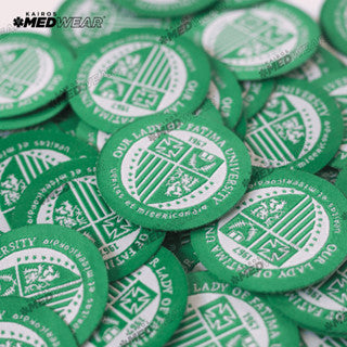 KAIROS Our Lady of Fatima University Logo PATCH ONLY | OLFU Uniform Patches Woven Knitted